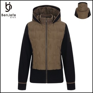 벤제프 BP5MWSC882 여성 후드형 튜브다운 방풍가디건 206326