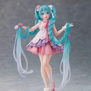 初音未來 手辦 長發公主 殿下 童話仙境 二次元動漫 桌面擺件, 1個, 長發初音-20厘米-袋裝