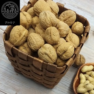 [견과동산] 24년 국산 햇 피호두 껍질있는 호두 알호두 200g(큰 사이즈), 1개