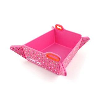 펫토리아 르칙 반려동물 피크닉 접이식기, 핑크 독, 1개