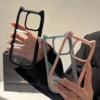 투베러 고양이귀 아이폰 실리콘 케이스