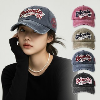 미다미 올랜드 오리지널 데미지 남녀공용 볼캡 (4컬러)