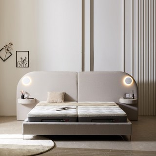 까사살로티 문라이트 모션베드 SS Q K, 베이지