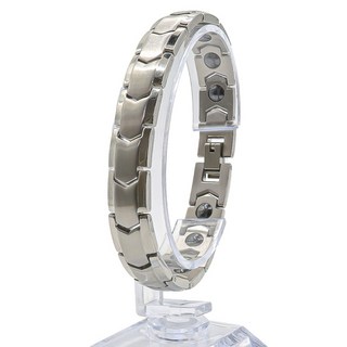 레젠시아 고급 게르마늄팔찌 건강팔찌 남녀 공용, 레젠시아_실버, 1개