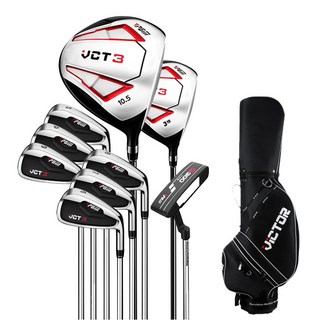 PGM 빅터 남성 여성 골프채 풀세트 스틸 카본 골프클럽 캐디백포함, 남성용 스틸 9P