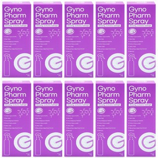 세븐메디컬 지노팜 스프레이 약산성 여성청결제 Y존 클렌저 질세정 의료기기, 10개, 120g