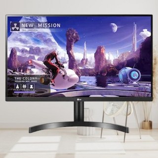 lg전자 27인치 QHD 모니터 최신형, 블랙, 27QN600