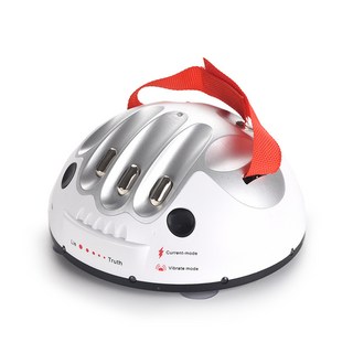 測謊儀 測謊機 桌遊 聚會遊戲 聚會必備 整人遊戲 真心話大冒險 派對遊戲 電腦測謊機 整人 派對 聚會玩具, 1個, 白色