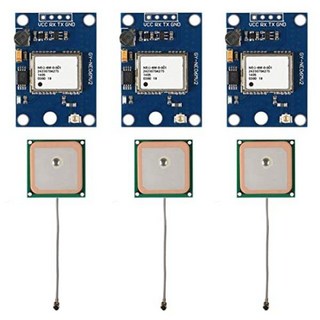 DWEII 3 세트 GY-NEO6MV2 NEO-6M GPS 모듈 NEO6MV2 및 비행 제어 EEPROM MWC APM2 5 APM 2 3PCS 용 대형 안테나