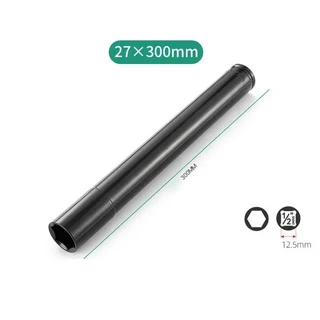 복스알세트 복스알 롱복스 300mm 슈퍼 롱 딥 육각 소켓 헤드 18mm 19mm 21mm 22mm 24mm 27mm 임팩트 렌치 1/2 드라이브 어댑터 스페셜, [01] 27mm-300mm Long