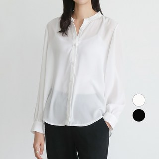 fromco 女款長袖亨利領襯衫 FRC156