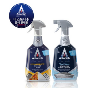 아스토니쉬 기름때 클리너 750ml+스테인리스 광택 클리너 750ml, 750ml, 1개