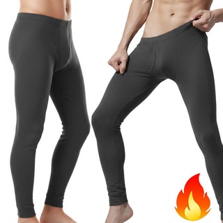 남자 보온 소프트 모달 9부 레깅스 2매