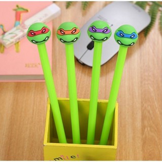 【*忍者龜筆】卡通筆 忍者 可愛 中性筆 造型筆 搞笑趣味 韓風可愛創意 仿真筆 婚禮小物 交換禮物, 1個