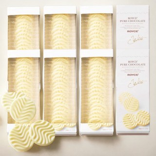 일본 로이스 카카오 37퍼 화이트 밀크 초콜릿 우유 초콜렛 20장 x6박스, 6박스