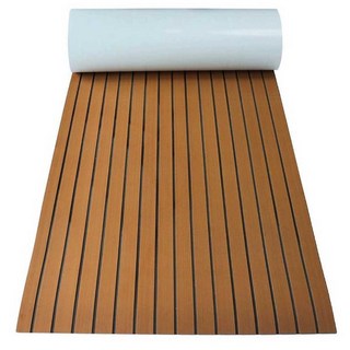 보트 바닥재 요트용 크루즈 데크 EVA 바닥 미끄럼방지, 브라운+블랙 - 240x90CM, 진한 갈색+검정 240x90CM