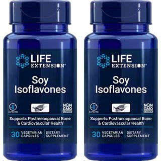 LIFE EXTENSION 大豆異黃酮素食膠囊, 30顆, 2罐