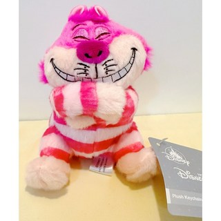 愛麗絲夢遊仙境妙妙貓吊飾鑰匙圈 粉紅貓笑臉貓柴郡貓 可愛夢幻鑰匙圈