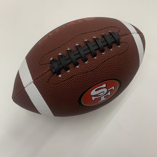 橄欖球 美式足球 美式橄欖球成人標準比賽訓練3/6/9號兒童青少年腰旂練習運動, 9號舊金山49人隊, 1個