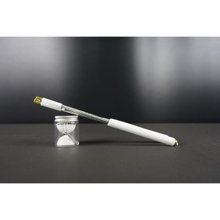 三鈴SUNDIA 金銀碳纖維扯鈴棍 黑白把手 專業扯鈴棒 輕巧耐用 操控靈活, 銀碳白把, 1個