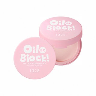 1028 Oil Block!超吸油蜜粉餅EX 霧感遮瑕控油定妝, 1個, 1028EX新版»»淡粉 超吸油蜜粉餅, 淡粉