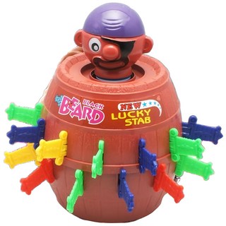 韓國宋智孝running man 聚會整人遊戲 驚險趣味大海盜桶/桌遊/益智, 詳見包裝