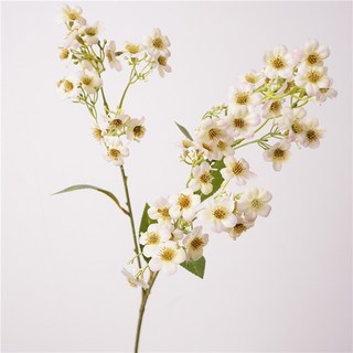 高品質仿真小野花 單支假花 田園家居婚慶擺件裝飾攝影道具, 1個, 手感膠片鼕青小野花-粉色