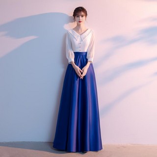 여성단체복 성가대 드레스 합창단원피스 공연드레스