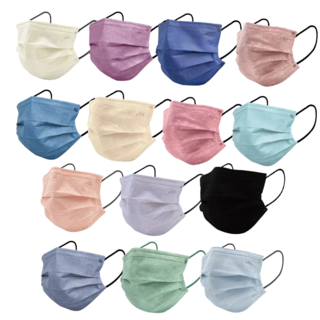 宏瑋醫療口罩, 迷霧紫灰, 1個, 50個裝