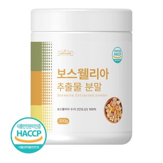 보스웰리아 추출물 분말 20배 고농축 추출분말 식약처 HACCP 인증, 1개, 200g