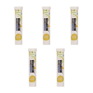 비타하임 발포비타민 비타하이 에너지 음료 마시는 물에 타먹는 발포정 20정 5개