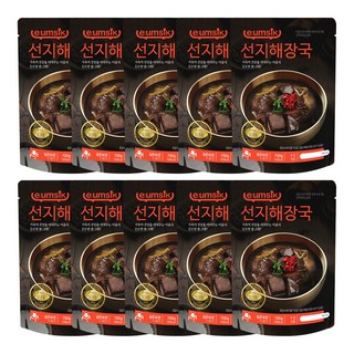 청우식품 이음식 선지해장국 x 10개, 700g