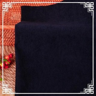 가방 드레스 코트 바지 신발 소파 커버에 대한 미터로 녹색 고급 코듀로이 원단 Diy 천 부드러운 주름 방지 핑크 블랙 레드, 100X150cm, 01Navy blue 16 strip