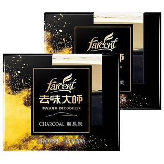 farcent 花仙子 去味大師 車內消臭易, 備長炭, 2盒