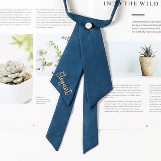 多色JK領結女學院風襯衫，蝴蝶結裝飾學生校服配飾，日系小領花