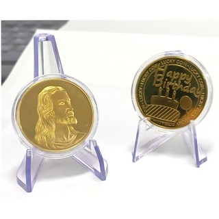 라온하제 비트코인 이더리움 리플 가상화폐 기념주화 코인 암호화폐 동전 수집, 이젤 중