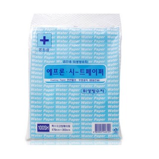 대신 검진용위생방수포 에프론시트페이퍼 360X470MM 병원용 100매/팩, 1개