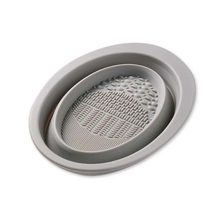 多功能摺疊矽膠刷具清潔碗 化妝刷具清洗神器 刷具清潔墊 粉撲清潔碗, 水泥灰, 1個