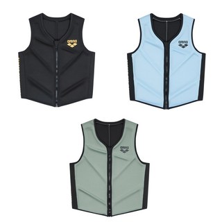 아레나 슬림핏 워터베스트 A5AC1AJ22 구명조끼, 블랙