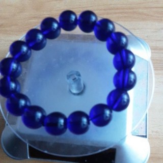 12mm藍寶石圓珠手串，精選寶石，圓潤飽滿，增添個人魅力