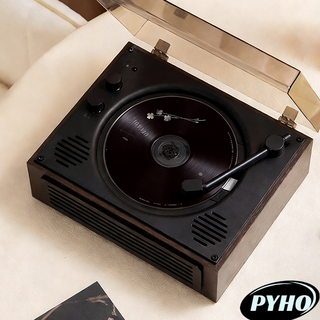 PYHO 휴대용 CD플레이어 무선 블루투스 빈티지 선물용, 월낫, 1801plus