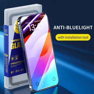SmartDevil iPhone 16 Pro Max 용 풀 케이스 강화 유리 15 HD Antiblue Light 화면 보호기, 14 13ProMax 14Plus, 02 1 piece, 02 Anti blue light