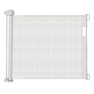 KIDS PARK 寵物安全門欄 伸縮圍欄 卷簾收納 打孔/免打孔兩用 可調整長度, 白色, 1箱