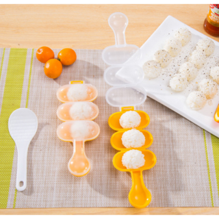 1+1주먹밥틀 주먹밥메이커 동글이주먹밥틀 어린이소풍도시락 꼬마주먹밥만들기 미니주먹밥틀 피크닉 주걱동봉, 1개, 2세트