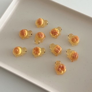 해피니스데이 거북이 빵 LED 키캡 키보드 딸깍이 클릭커 키링 (10color), 1개, 네모빵