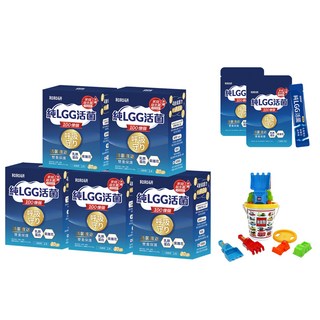 和和研 純LGG活菌 贈5入旅行組+兒童玩沙玩具組, 60g, 5個