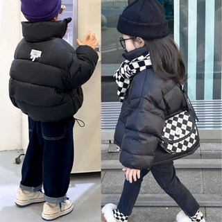 IEDUOS 남녀 아동용 경량 초부드러운 캐주얼 숏 패딩 주니어 초등학생 모던 겨울 코트