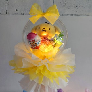 산리오 꽃다발 시나모롤 마이멜로디 쿠로미 폼폼푸린 재롱잔치 졸업식 생일선물 발표회 킨더조이 사탕부케 축하 기념일 어린이날선물 입학식, 폼폼푸린 여아킨더