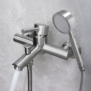 로딘 샤워기수전 무광 욕실 스텐304 샤워수전 욕조 샤워기 수도꼭지 IN-131, 1개