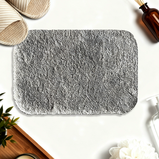 PPEAT 빨아쓰는 욕실 주방 발매트 푹신한 롱파일 주방매트 프리미엄 화장실 발매트 자취 필수템, 2p, 클래식 그레이